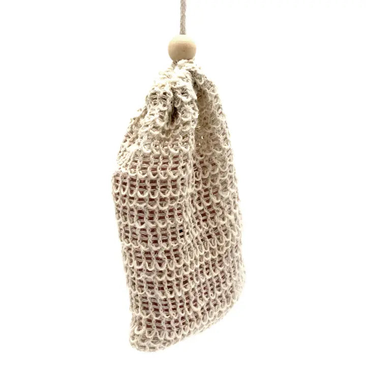 Jute soap pouch